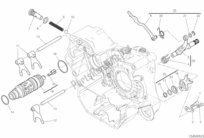 All parts for the Shift Cam - Fork of the Ducati Scrambler Icon USA 803 2020